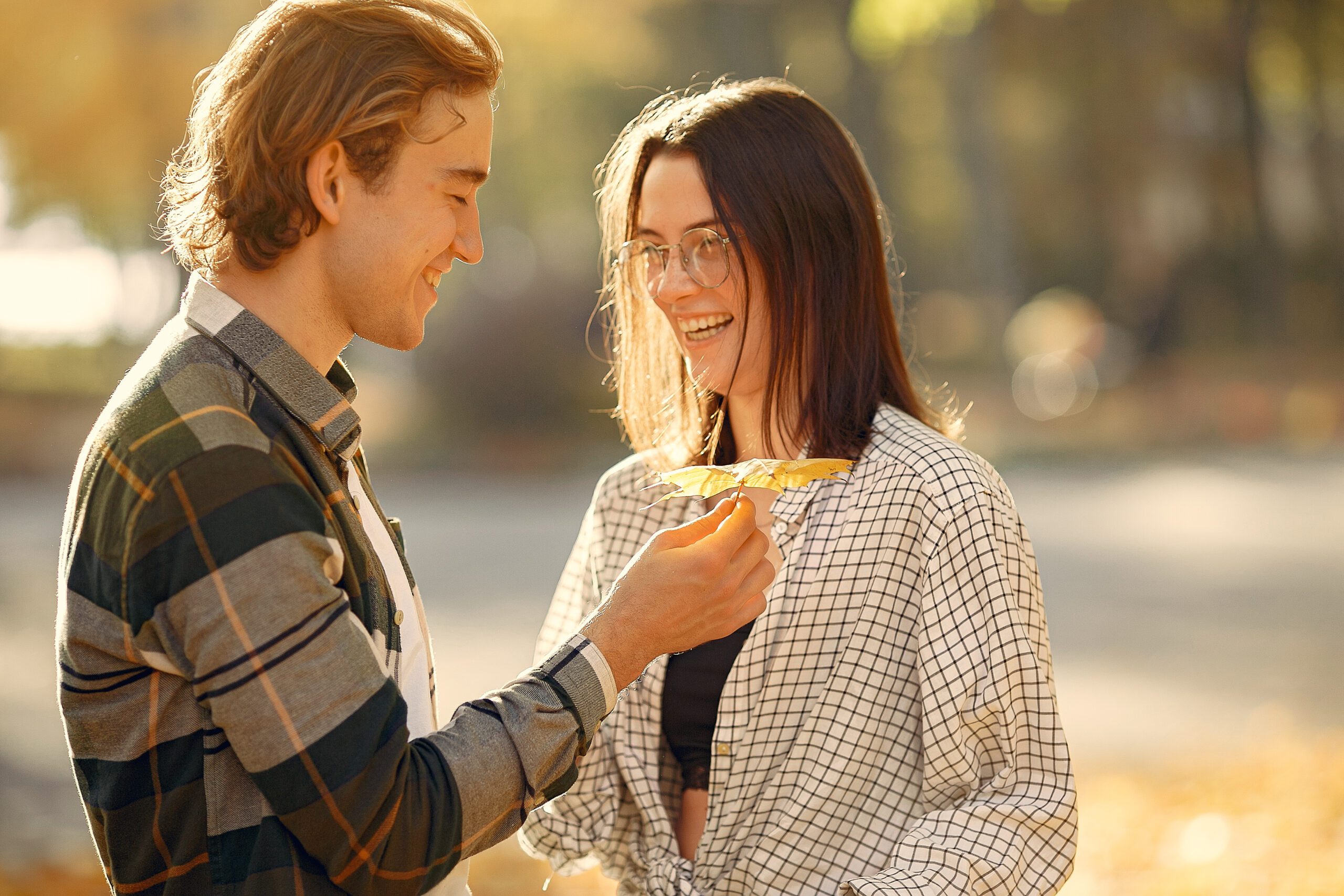 Beautiful couple spend time in a autumn park Migraine Management