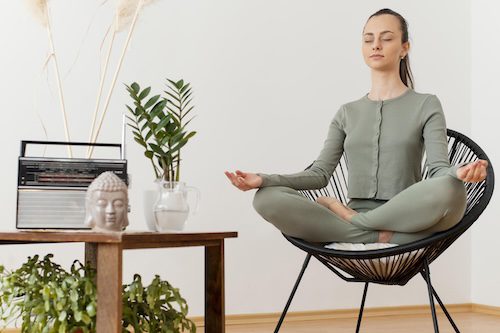 woman-meditating (1) Emotional Regulation Mastery