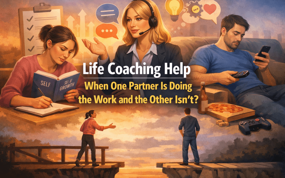 Can Life Coaching Help When One Partner Is Doing the Work and the Other Isn’t?